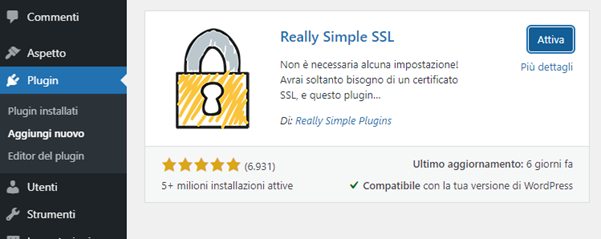 Really Simple SSL plugin Really Simple SSL plugin