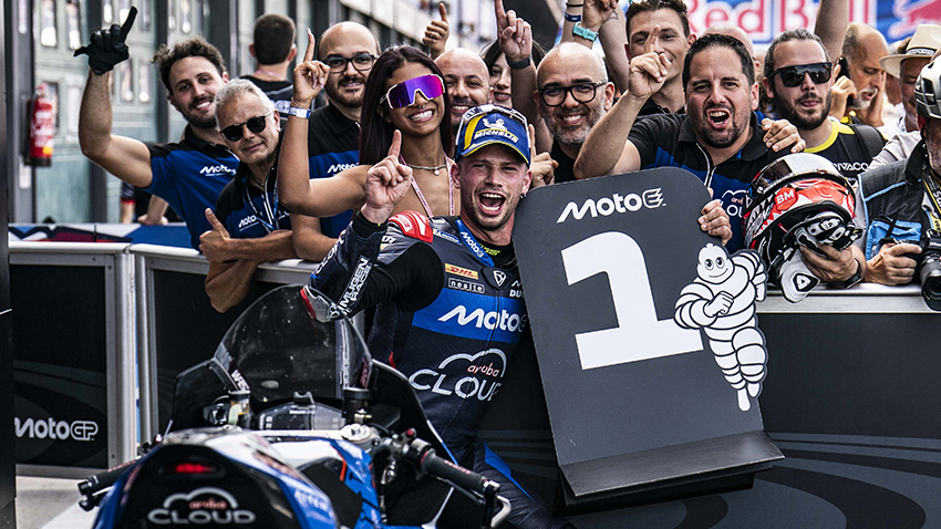 Aruba Cloud: Zaccone vince Gara-1 e conquista il primo posto nella classifica del Campionato del Mondo MotoE Articolo_Misano_ArubaCloud_MotoE.jpg